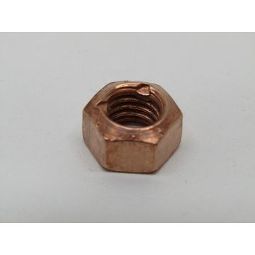 Ecrou hexagonal autobloquant, cuivre, M8