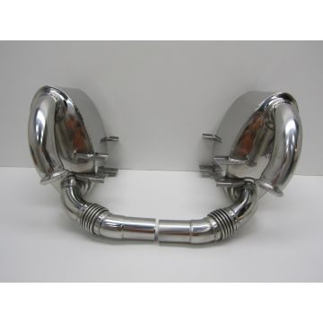 Kit silencieux d'échappement, Sport, inox, poli pour Porsche 996 C2/C4