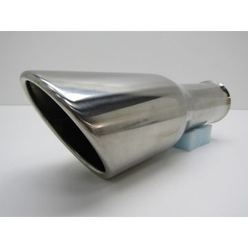 Sortie d'échappement Ø 102mm, inox poli pour Porsche 964