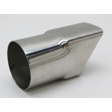 Sortie d'échappement pour corne de pare-chocs, inox pour Porsche 356 B/C 
