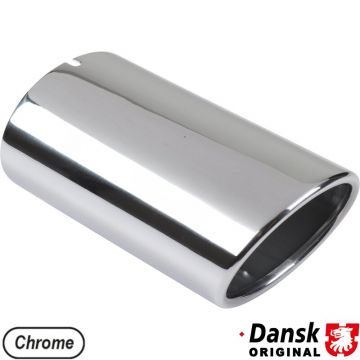 Embout d'échappement (pour 92.440S), acier inoxydable, chromé pour Porsche 924S 944