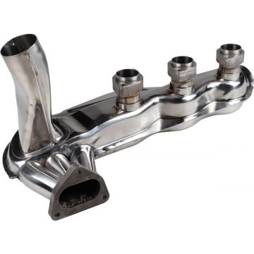 Echangeur chaleur, diametre extérieur tube 41 mm, Inox. gauche=droite pour Porsche 911Turbo '75-'83