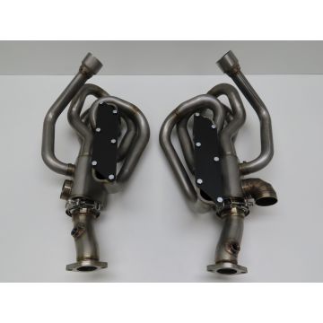 Jeu de collecteurs d'échappement BURSCH avec échangeurs de chaleur, acier inoxydable, pour Porsche 911 '65-'83