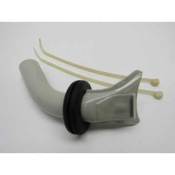 Buse de dégivrage, lunette arrière avec anneau en caoutchouc et collier, droite pour Porsche 911 '63-'67 912