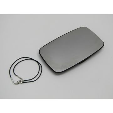 Verre miroir pour rétroviseur extérieur, chauffé électriquement, plat, gauche=droite pour Porsche 911 '87-'89 964 928 944