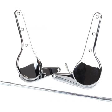 Ferrure de siège inclinable complète sans verrouillage, gauche pour Porsche 911 '65-'68 912