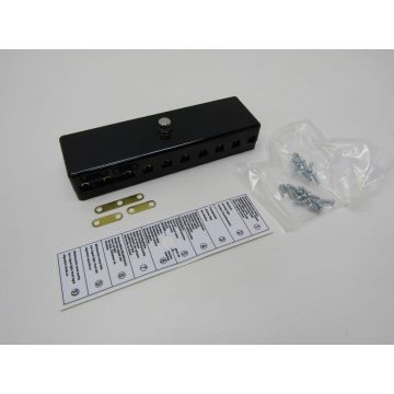Boîte à fusibles avec couvercle, noire, pour 10 fusibles pour Porsche 911 '74-'85