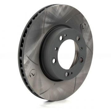 Disque de frein SEBRO, rainuré, essieu avant, gauche pour Porsche 997 996 987 986