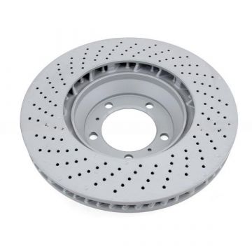 Disque de frein ZIMMERMANN essieu avant droite pour Porsche 997 Turbo