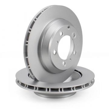 2x Disque de frein DELPHI essieu arrière gauche+droite pour Porsche Cayenne 9Y0