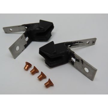 Jeu 2x connecteur de cadre fenêtre triangulaire pour Porsche 911 '67-'89 964 Targa/Cabrio fenêtre de porte