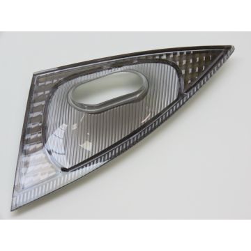 Cache triangle blanc pour phare gauche avec lave-phare pour Porsche 996 Mk1 986 Boxster