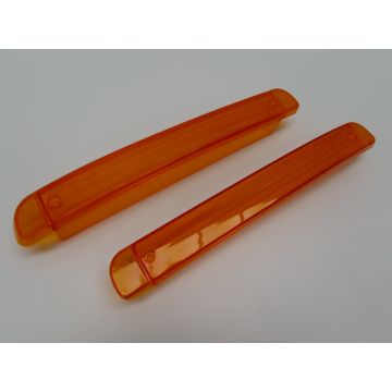 Jeu de 2x verre de clignotant, orange, avant, gauche+droite pour Porsche 944 S2/Turbo