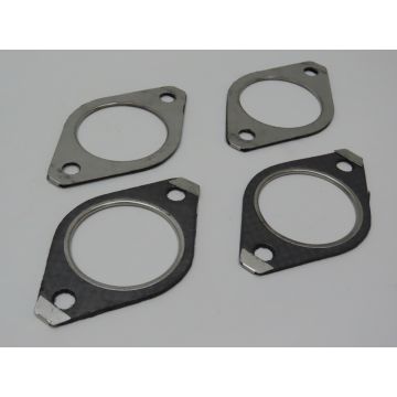 Jeu 4x collecteur d'échappement à joint plat pour Porsche 924S 944 de '86- 951 Turbo