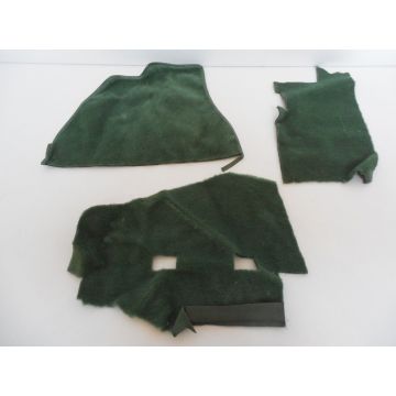 Porsche 928 Revêtement de sol Tapis sherwood vert 3 pièces