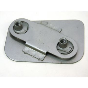 Plaque de montage de gâche de porte, non peinte, droite pour Porsche 911 '63-'89