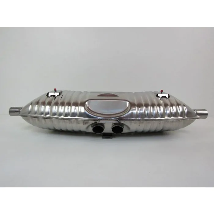 Silencieux d'échappement, Sport, OE-look, sans sorties, inox, avec approbation TÜV/EEC pour Porsche Boxster 986
