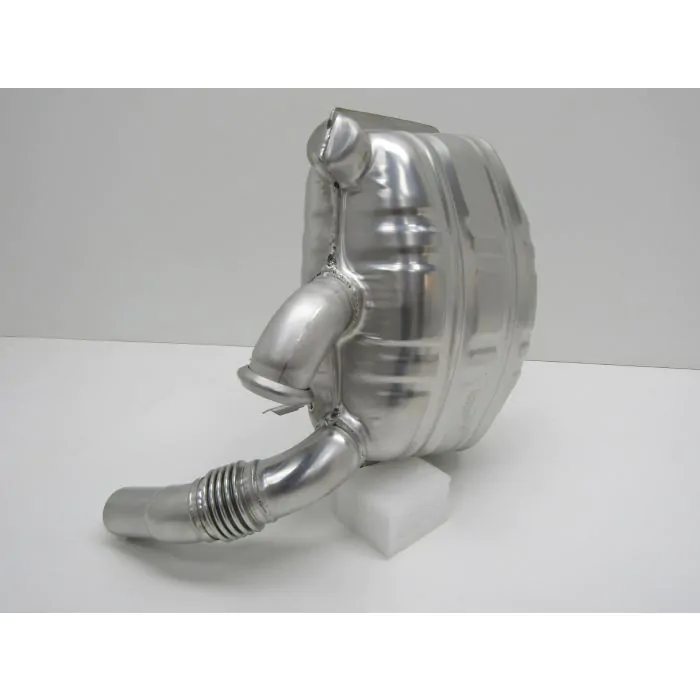 Silencieux d'échappement, OE-look, droite, inox, avec approbation TÜV / EEC pour Porsche 996
