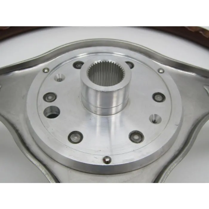 Volant Ø 420 mm (16,5 "), sans bouton klaxon, imitation bois pour Porsche 356B/C