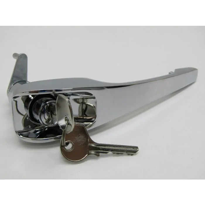 Poignée de porte, qualité OE, chrome, droite pour Porsche 911 912 '68-'69