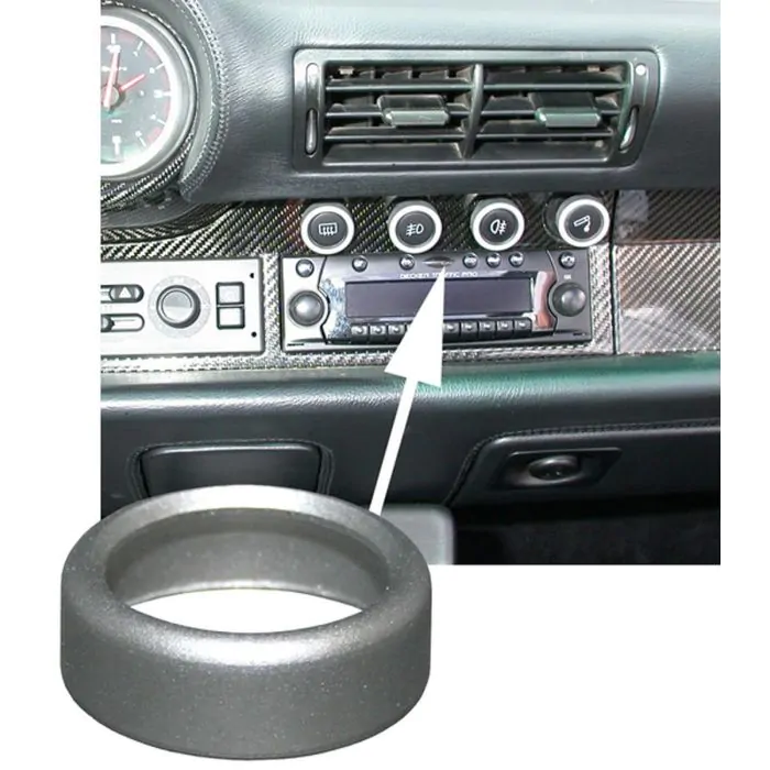 Anneau de decoration pour interrupteurs, aluminium pour Porsche 911 '86-'89 964 993