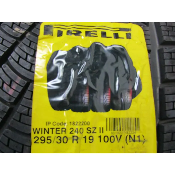 Jeu 2x Pneu hiver PIRELLI Sottozero W240S2 295/30 R19 100V N1 M+S Porsche 997