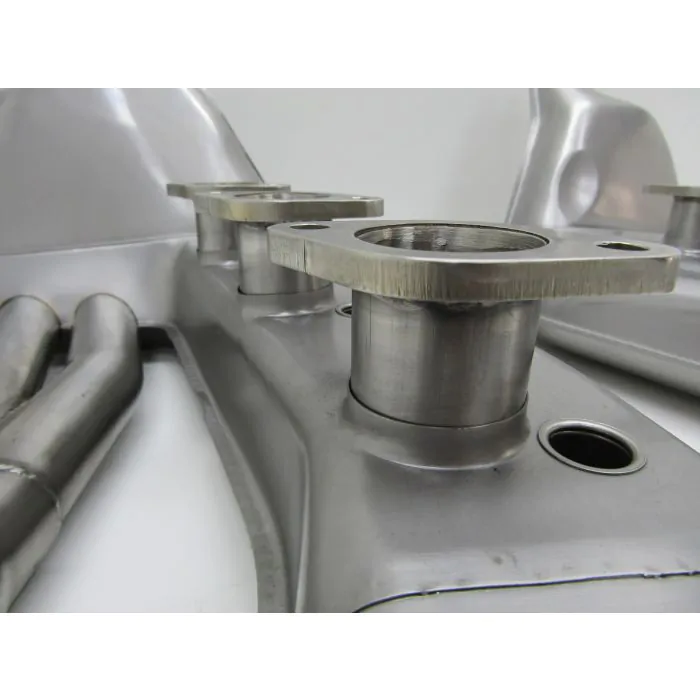 Jeu d'échangeurs de chaleur SSI, tuyaux d'admission extérieur Ø41mm, gauche+droite, inox pour Porsche 911 '63-'83