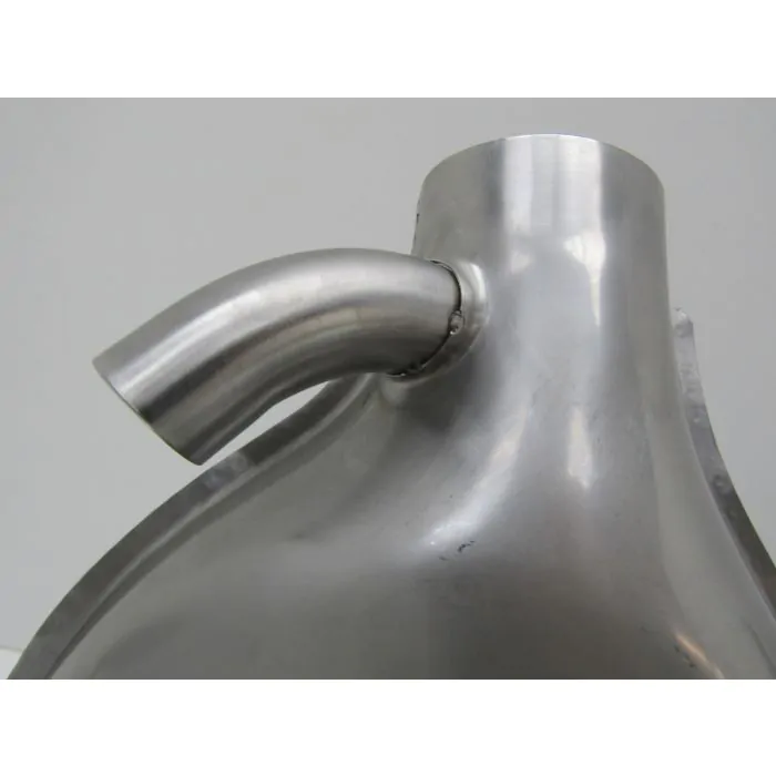 Jeu d'échangeurs de chaleur SSI, tuyaux d'admission extérieur Ø41mm, gauche+droite, inox pour Porsche 911 '63-'83