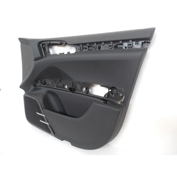 Porsche 958 Cayenne Revêtement de porte avant droite Cuir lisse noir