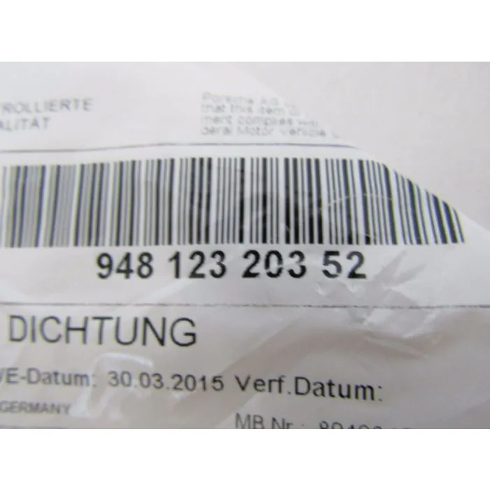 Porsche 955 957 958 Cayenne Turbo Joint du turbo d'échappement 94812320352 NEUF