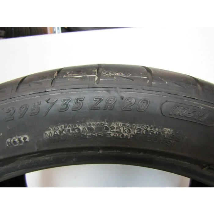 1x Pneu d'été MICHELIN Pilot Sport 295/35 ZR20 105Y N0 Porsche 991 5,4mm